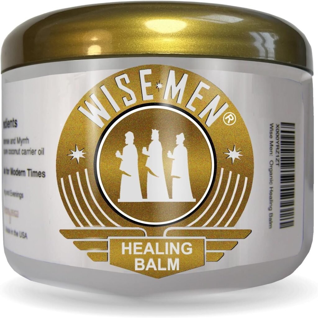 Healing Balm with Myrrh and Frankincense Essential Oils for Neuropathy, Sciatica and Nerve Pain Massage and Skin Moisturizing