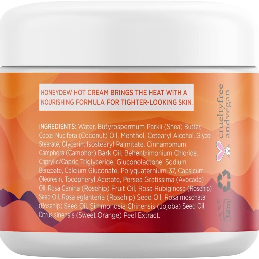 Hot Firming Lotion Sweat Enhancer - Skin Tightening Cream for Stomach Fat and Cellulite - Sweat Cream for Better Workout Results - Long Lasting Moisturizing Pre and Post Workout Massage Lotion