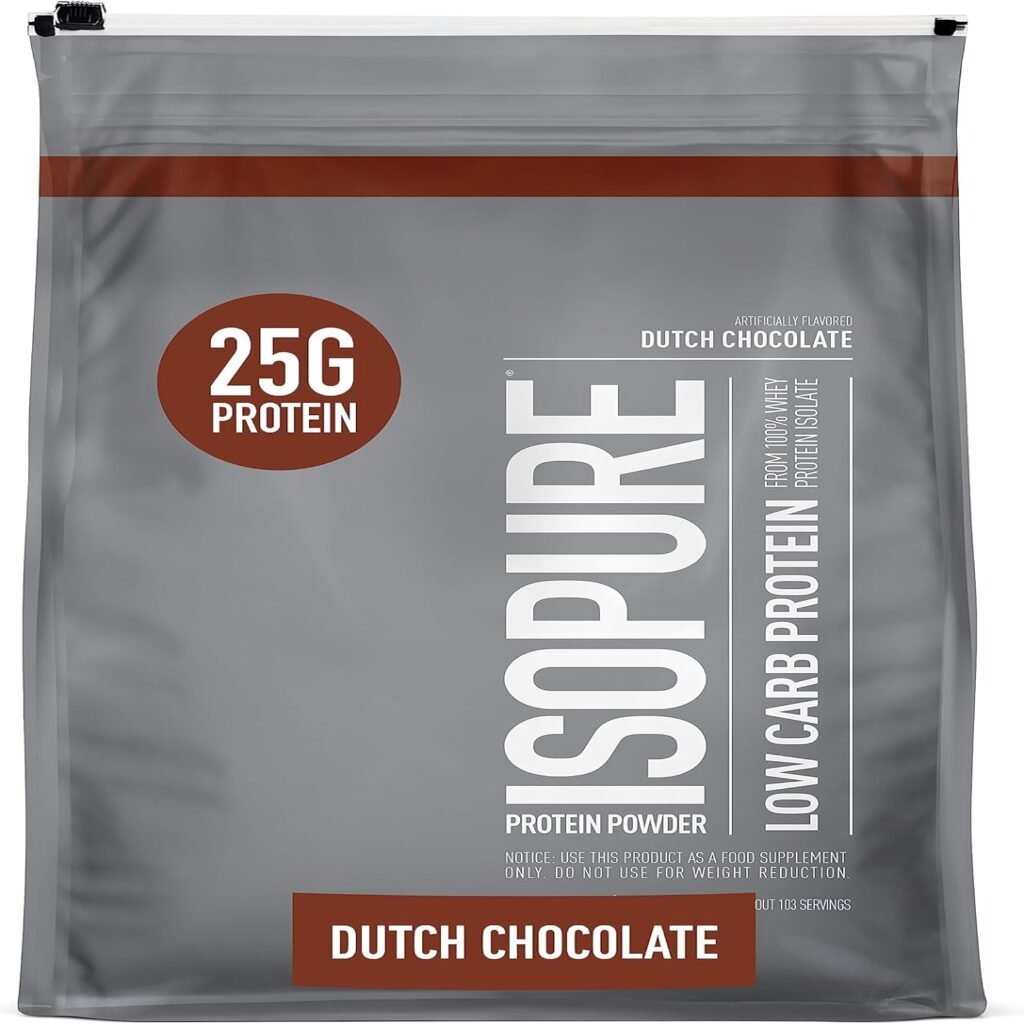 Isopure Protein Powder, Low Carb Whey Isolate with Vitamin C  Zinc for Immune Support, 25g Protein, Keto Friendly, Toasted Coconut, 42 Servings, 3 Pounds (Packaging May Vary)