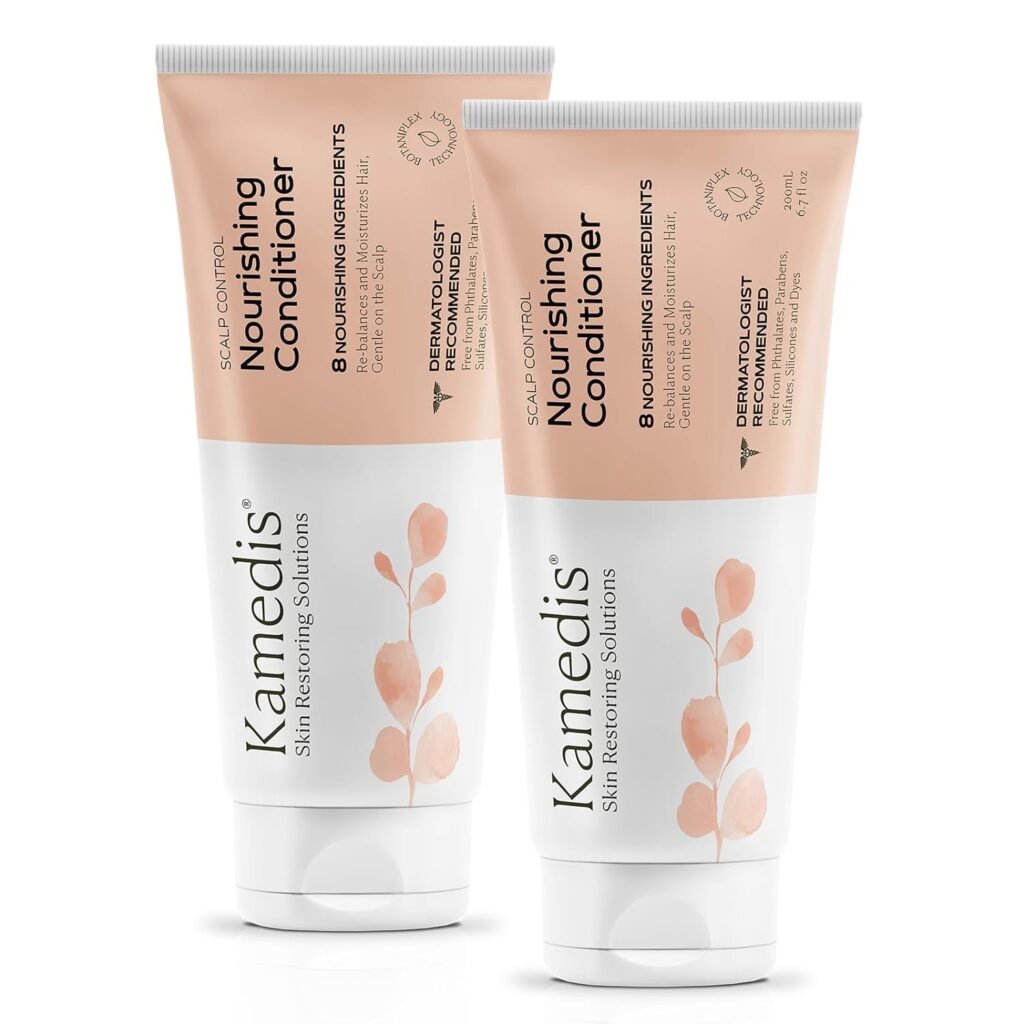 Kamedis Scalp Nourishing Conditioner. Intense Moisturizer For Dry or Damaged Hair, and Sensitive Scalp. Contains Shea Butter, Argan oil  Coconut oil. Parabens  Sulfates Free. 6.7 Fl Oz. (1)