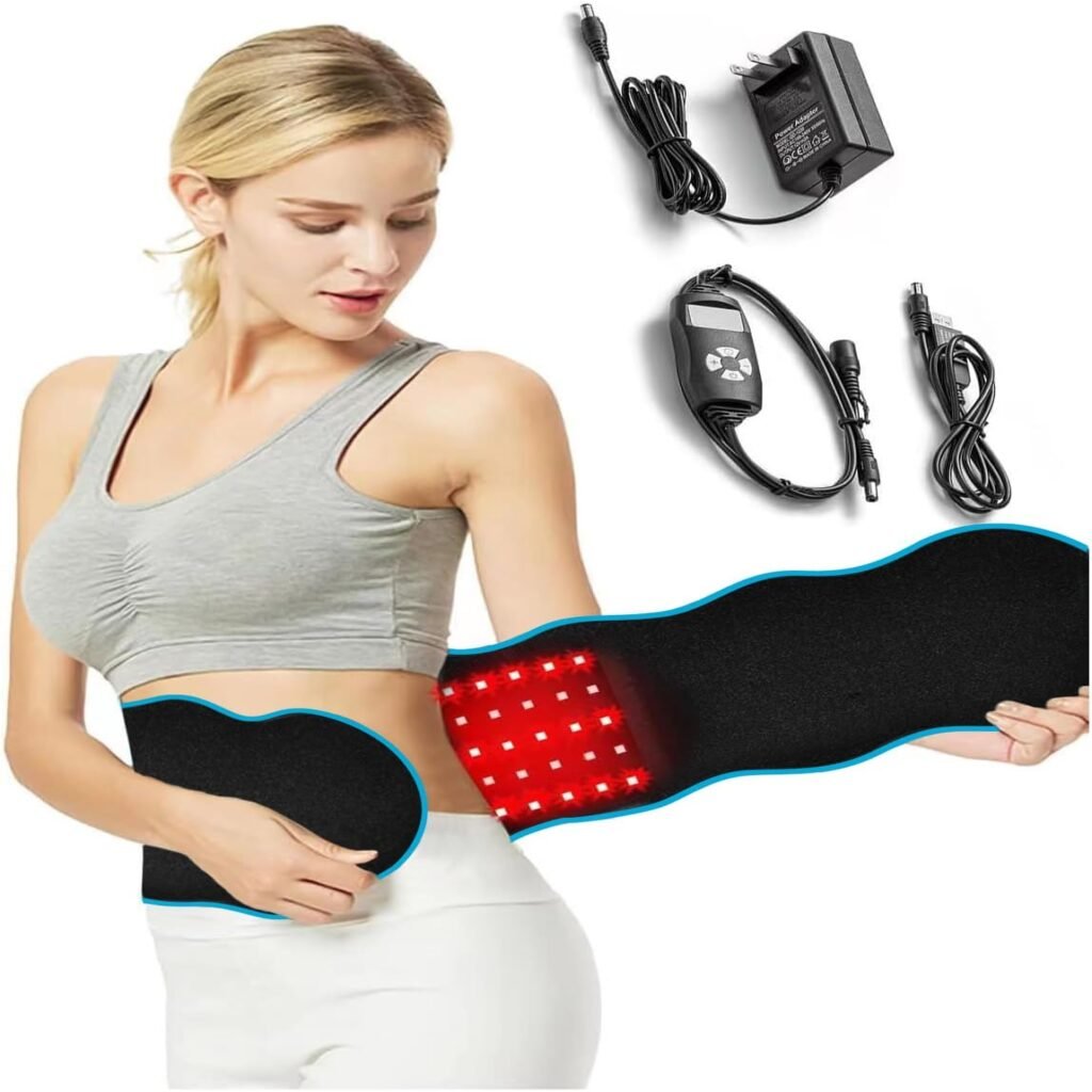 Red Light Therapy Belt Near Infrared Light Therapy for Body Weight Loss lipo Belt at Home Contour Light Machine for Pain lipo wrap