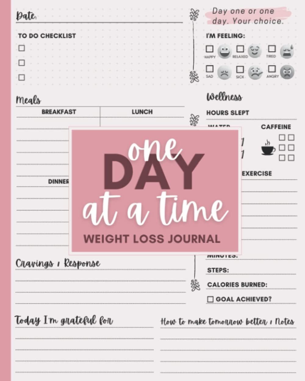 Weight Loss Journal for Women: 12-Week Weight Loss Tracker Journal - Fun  Interactive Food  Fitness Planner for Weight Loss and Diet Plans With Daily Motivation     Paperback – Notebook, September 22, 2022