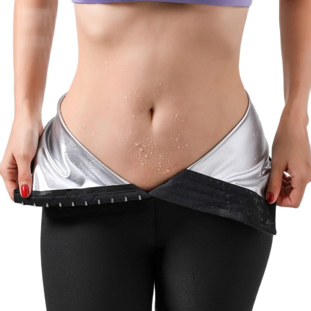 Body Shaper Sauna Slimming Pants Hot Thermo High Waist Fat Burning Sweat Capris Workout Shapers for Weight Loss