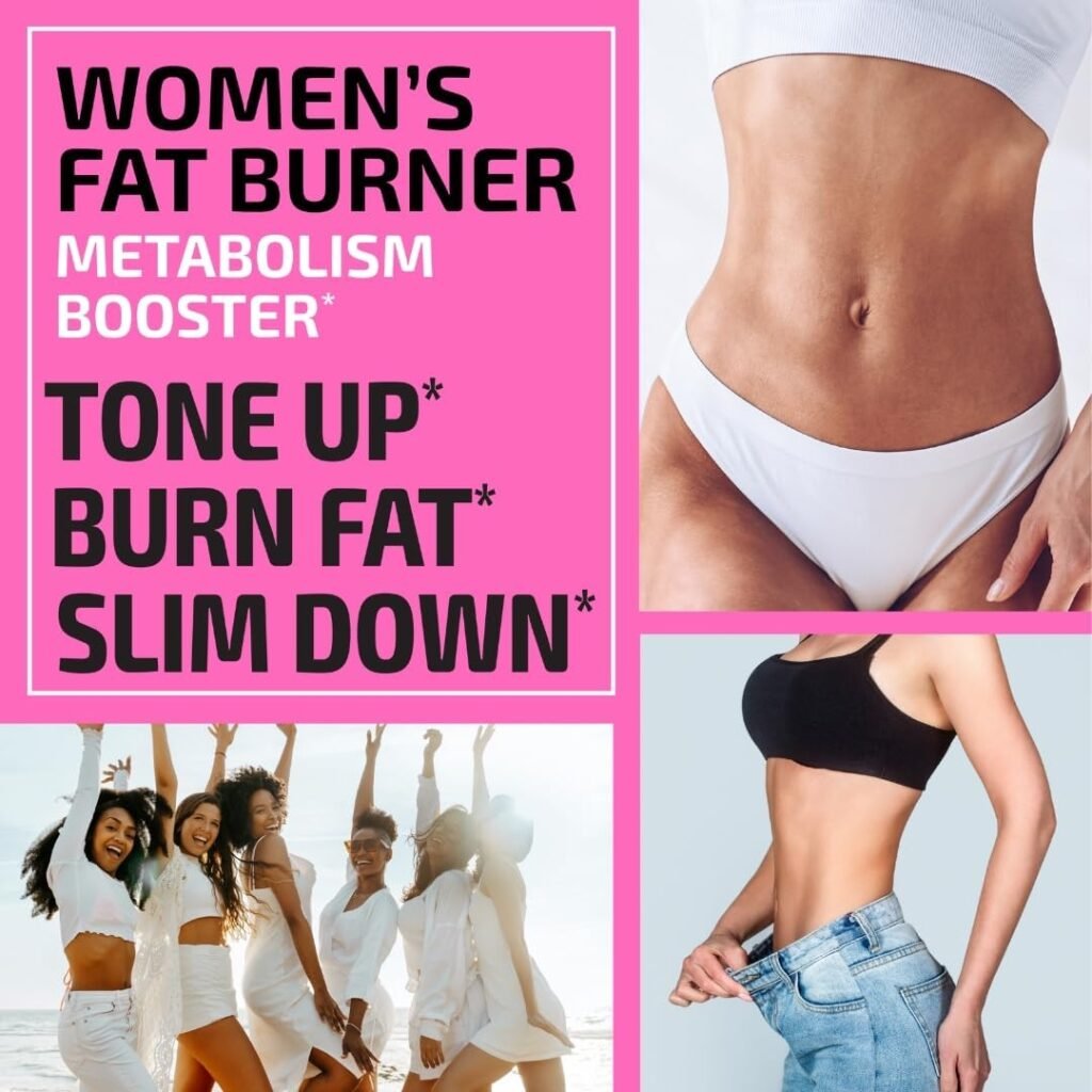 Fat Burner Pills for Women - Thermogenic Supplement, Metabolism Booster, and Appetite Suppressant Designed for Healthier Weight Loss