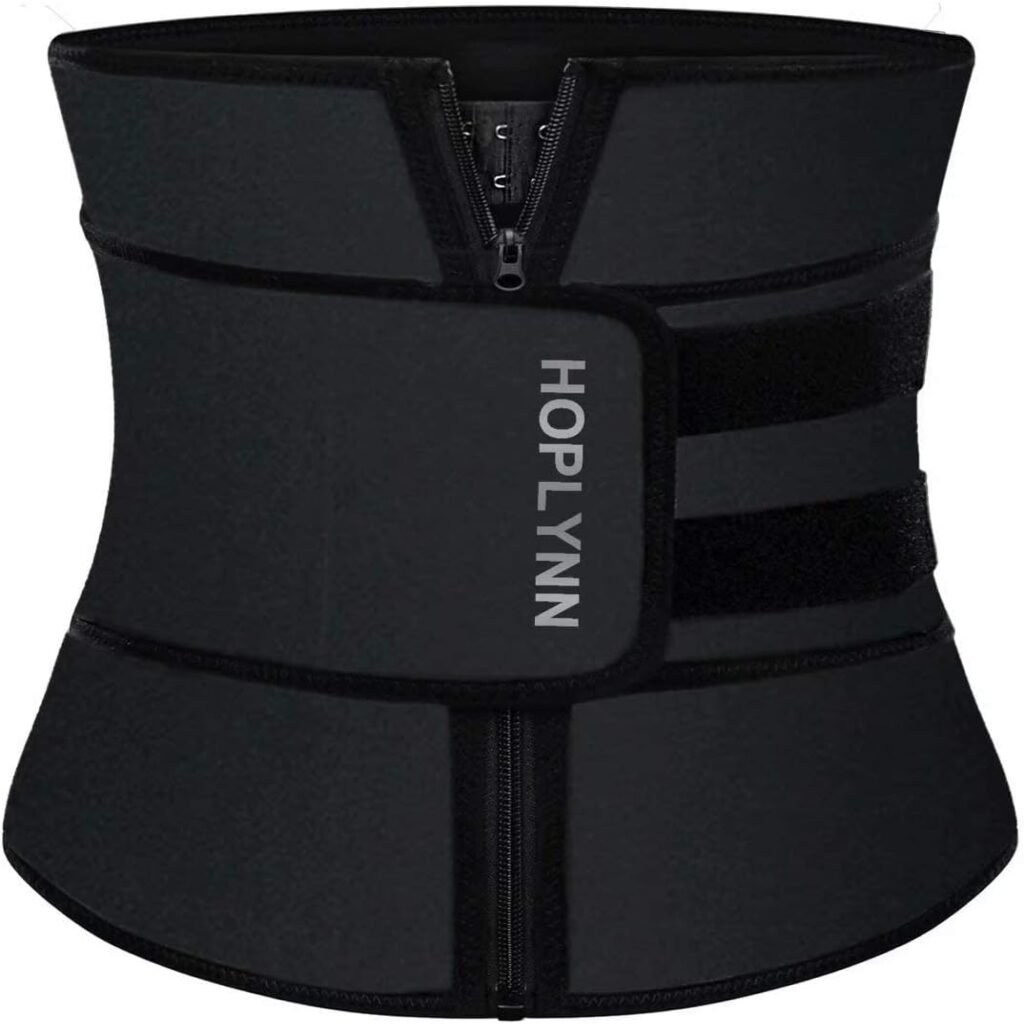 HOPLYNN Neoprene Sweat Waist Trainer Corset Trimmer Shaper Belt for Women