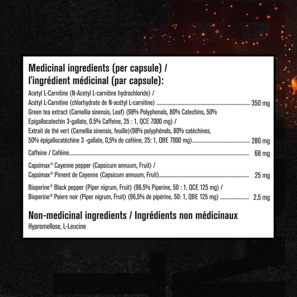 Jacked Factory Burn-XT Clinically Studied Fat Burner  Weight Loss Supplement - Appetite Suppressant  Energy Booster - with Acetyl L-Carnitine, Green Tea Extract and More - 60 Natural Diet Pills